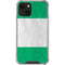 Nigeria Flag Distressed iPhone 14 Clear Case